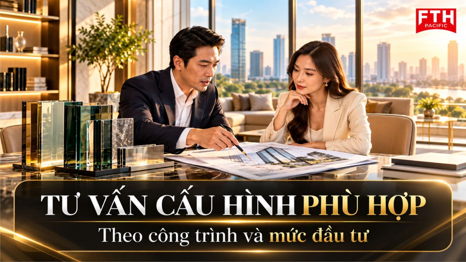 Tư vấn cấu hình kính cách âm phù hợp công trình